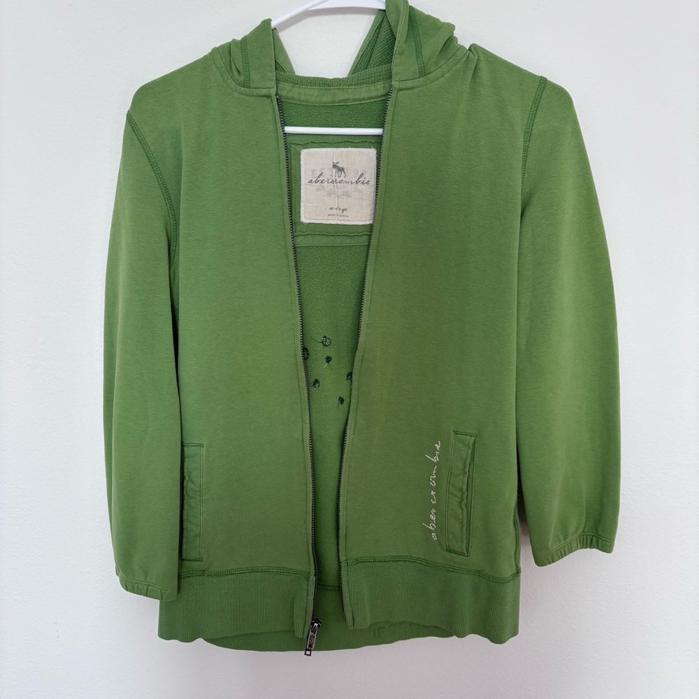 Abercrombie Kids Green Fleece Sweater XL